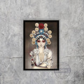 女伶 - 時尚風格掛畫 古典設計壁畫 居家壁面裝飾