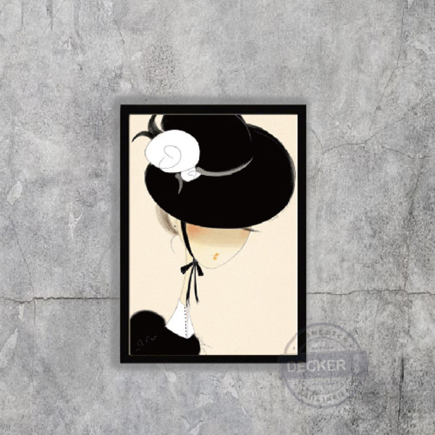 婉君 - 時尚風格掛畫 古典設計壁畫 居家壁面裝飾