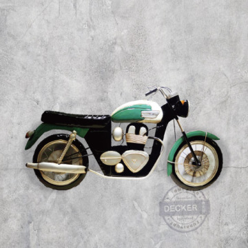 3D鐵件掛飾 綠野狼 - 工業風家飾 創意設計 摩托車