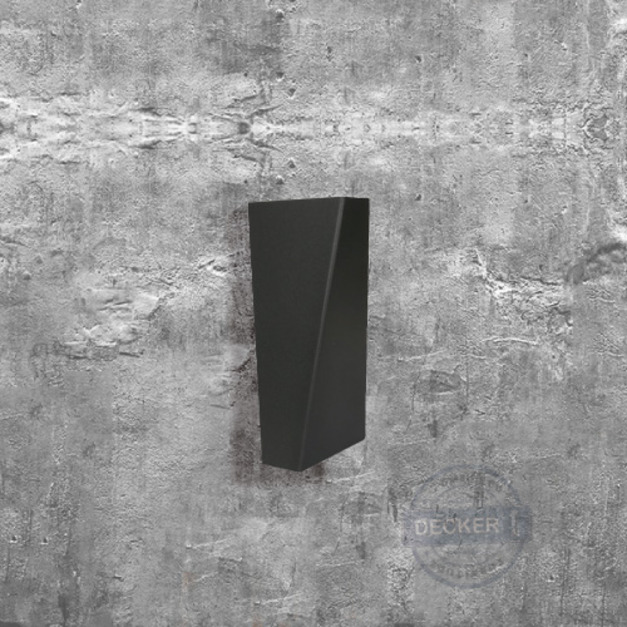 幾何梯型壁燈 (黑/白) - 簡約風格燈飾 走道玄關 LED壁燈