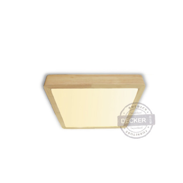 木方塊吸頂燈 - 原木設計 LED 溫暖空間