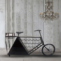 特朗紅酒收納架 - Loft創意工業風 鐵件自行車 移動式收納