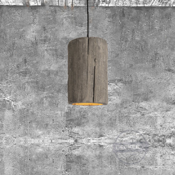 水泥吊燈 朽木A款 (原色) - Industrial Style 工地工業風格燈飾