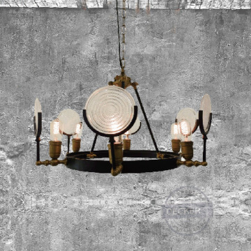 車頭燈吊燈 - 創意工業風 老式復古 大型燈飾