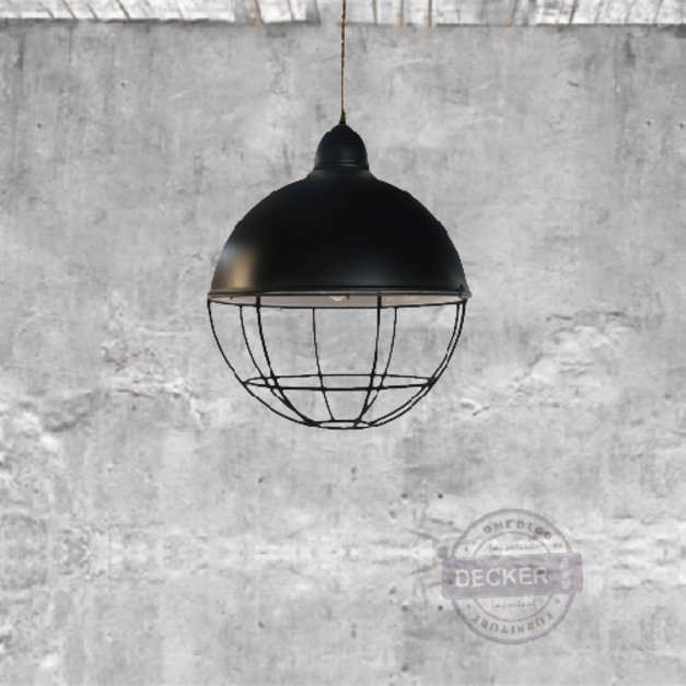[特價] 爆卡吊燈 (黑/白/紅) - 北歐工業風格 鐵網吊燈 倉庫工業風格