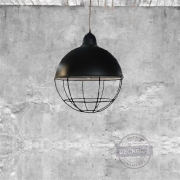 [特價] 爆卡吊燈 (黑/白/紅) - 北歐工業風格 鐵網吊燈 倉庫工業風格