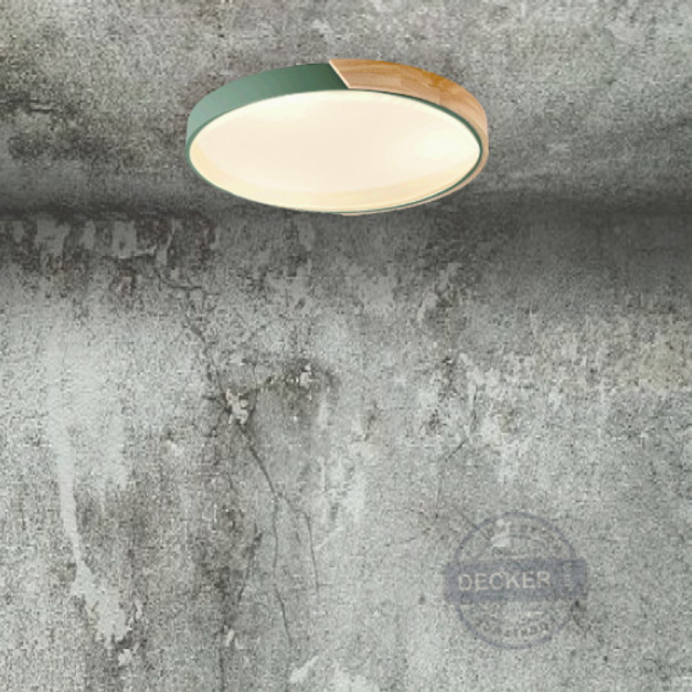 密斯朵吸頂燈 (綠) - Nordic Style 清新簡約 彩色北歐風 超薄鐵件 可變光