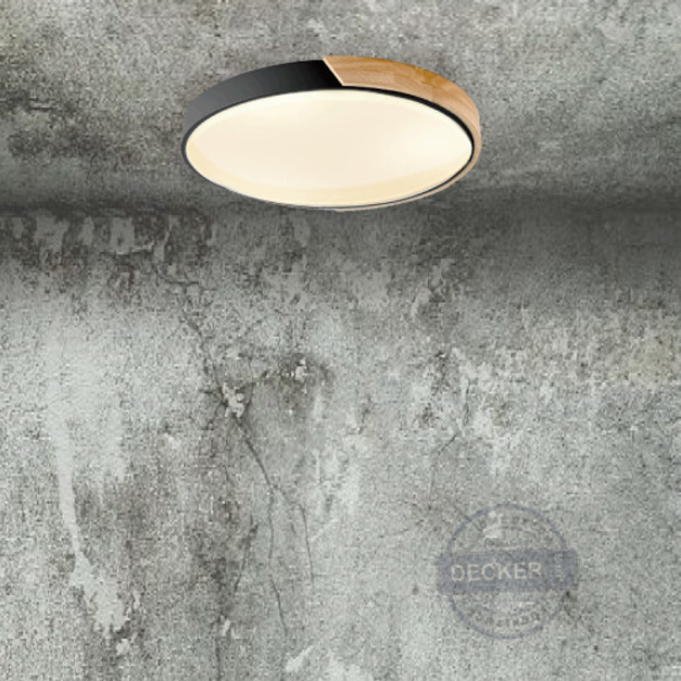 密斯朵吸頂燈 (黑) - Nordic Style 清新簡約 彩色北歐風 超薄鐵件 可變光