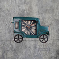 老爺車掛鐘 - Vintage復古仿舊 3D鐵件 工業風掛飾_1