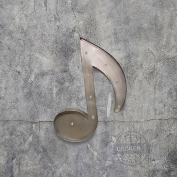 音符LED掛飾 - 工業風家飾 3D立體鐵件 LED設計燈箱