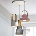 蘇莉吊燈 C款 (灰/白/粉/綠) - 北歐風燈飾 彩色鐵件 溫暖設計吊燈_5