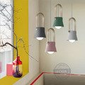 蘇莉吊燈 B款 (灰/粉/綠/白)) - 北歐風燈飾 彩色鐵件 溫暖設計吊燈_1