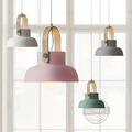 蘇莉吊燈 A款 (灰/白/粉/綠) - 北歐風燈飾 彩色鐵件 溫暖設計吊燈_5