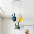 比斯特吊燈 (藍/灰/綠/黃/粉) - 北歐風燈飾 彩色鐵件 角度調整吊燈_2