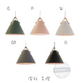 皮托吊燈 (綠/粉/白/灰/黑) - 北歐清新風格 皮革混搭設計 創意設計_1