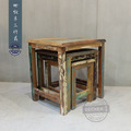 [Last] 回收木三件式茶几 - 重度工業 Vintage工業家具_1