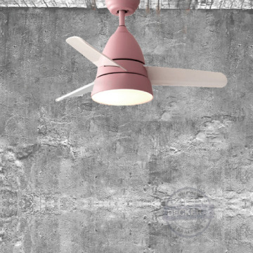 巴布卡吊扇 (粉/綠/白/灰) - 北歐風格 彩色鐵件吸頂燈 設計風扇
