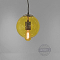 融化吊燈 (黃/透/茶/粉) - 創意玻璃燈飾 彩色清新玻璃吊燈