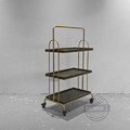 古金三層移動架 - 現代藝術家具 Vintage古典奢華金配色