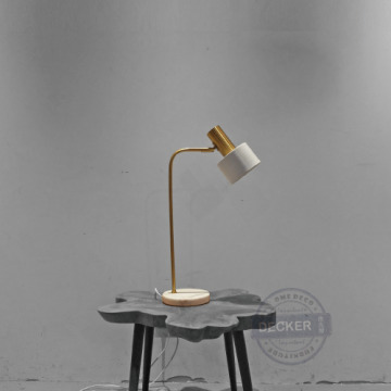 里瑟桌燈 (白/綠) - Marble設計桌燈 大理石金色鐵件 奢華元素