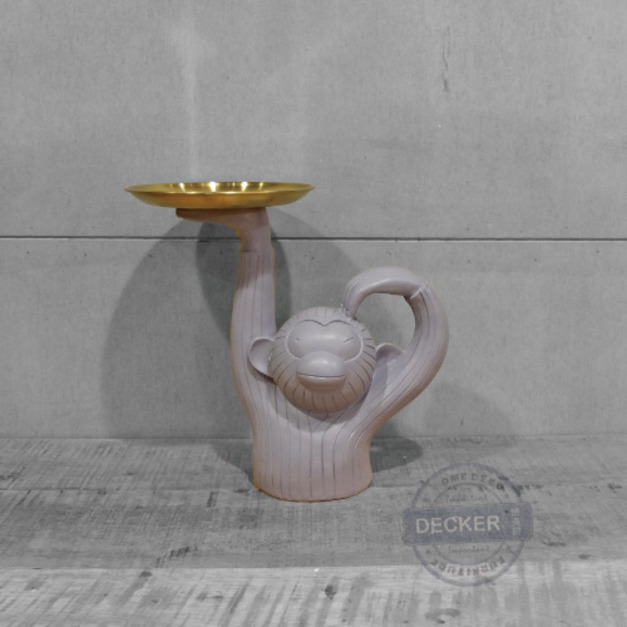 猴子托盤 大/小 (灰) - 現代設計家飾 名片零錢收納