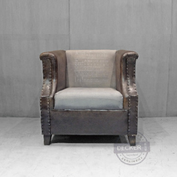 [特價] 迪亞哥單人沙發 - 印度工業風沙發 英倫古典