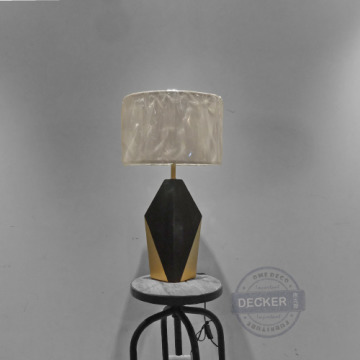 堂庭桌燈 - 古典藝術設計 時尚黑金檯燈 氣氛照明