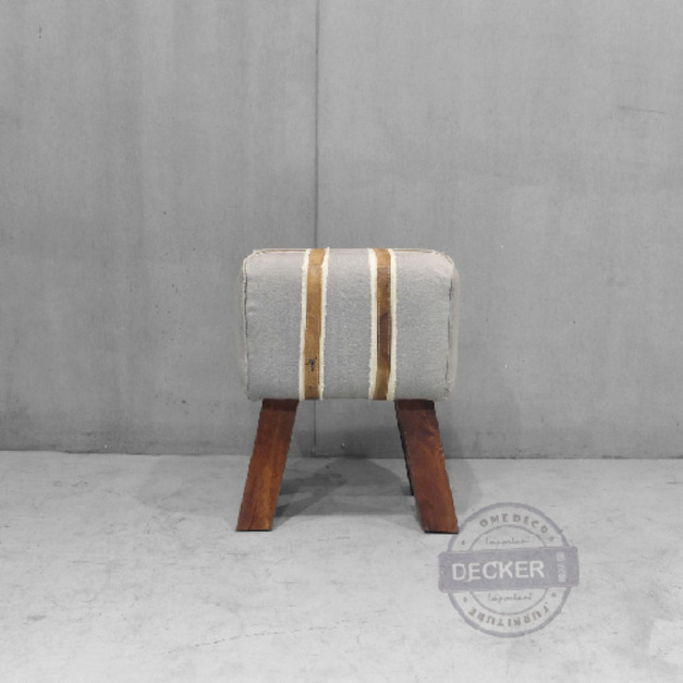 馬鞍矮凳 (淺藍) - Loft工業風家居 老式復古 英倫古典