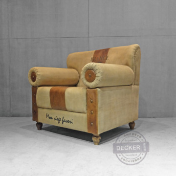 [特價] 基普斯單人沙發 - 法式復古工業 Vintage沙發