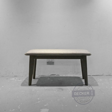 北歐細麻長凳 90cm (灰黑) - Nordic北歐風家具 簡約北歐風格