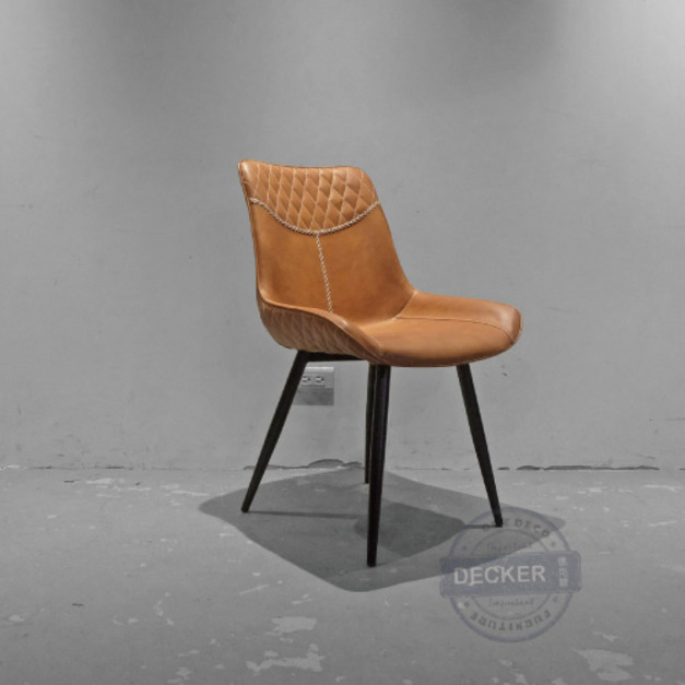 六零餐椅 (咖啡) - Vintage老式設計 復古風家具