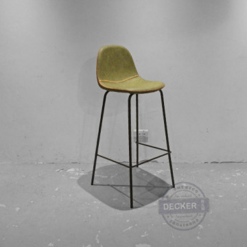 小包吧台椅 (縫線綠) 75/65 cm - 老式復古 Loft設計 中島/吧台