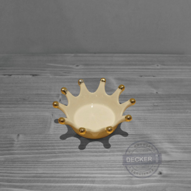 白皇冠 - 創意家飾 小物收納 陶瓷首飾盒