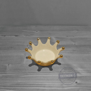 白皇冠 - 創意家飾 小物收納 陶瓷首飾盒