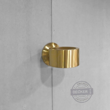 銅環壁燈 - 簡約金色燈飾 氣氛設計照明 古銅金