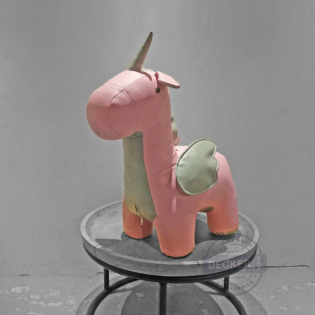 獨角獸矮凳 (粉) - 趣味動物家飾 創意設計矮凳 動物擺飾