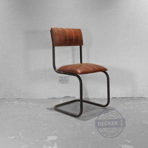 [Last] 印度製造 駱駝皮革 紅恩餐椅