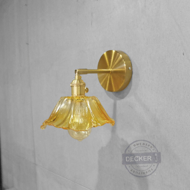 琉葉壁燈 - 藝術玻璃燈具 不規則彩色玻璃