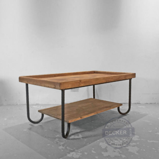 斐萊頓長几 - 老榆木家具 末日工業風格 老木頭