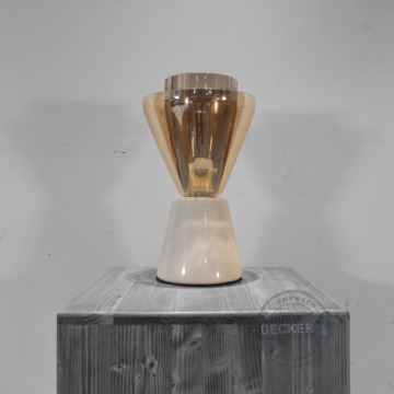 天使翼桌燈 - 雙色雙層玻璃設計 流行文化 氣氛照明