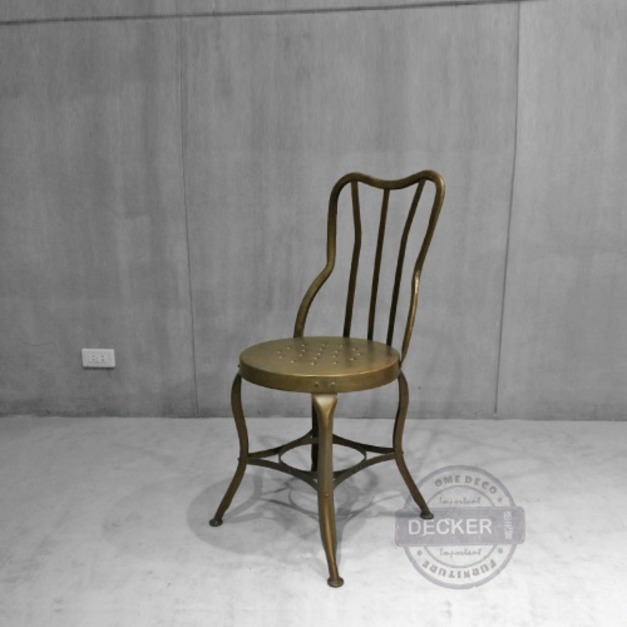 [Last] Vintage復古家具 Loft工業風格 索爾鐵椅 - 古銅