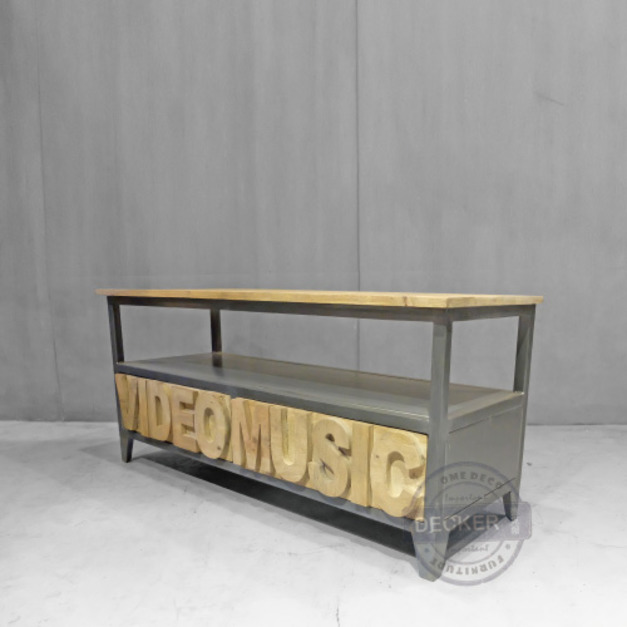 [Last] 音樂家電視櫃 - 木作藝術 輕工業風家具 印度製造