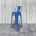 Tolix Bar Stool (黑/藍) - 北歐工業風 經典工業吧檯椅_1
