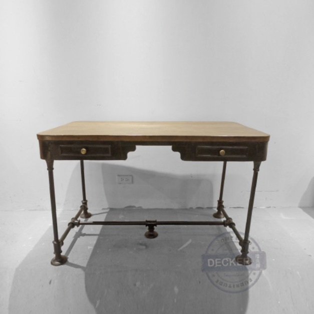 薩鐵書桌 120cm - 重工業鑄鐵 印度工業風家具