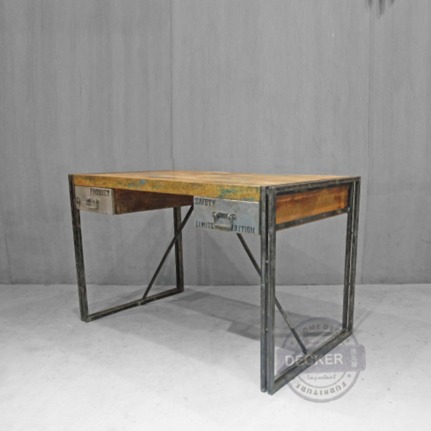 可法書桌 120cm - Loft回收木藝術家具 印度工業家具
