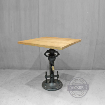 [Last] 縫紉機升降方桌 70cm - 印度重工業 實木鑄鐵工業