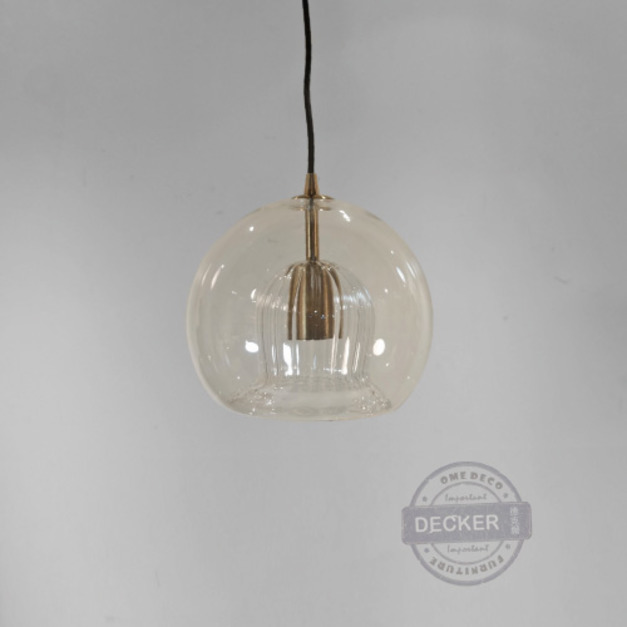 雙波紋吊燈 20/15 - 現代設計吊燈 玻璃藝術 浪漫燈具