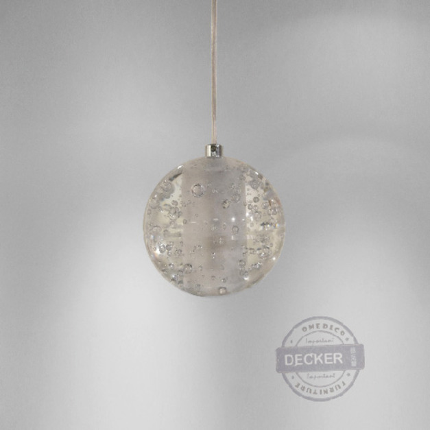 [特價] 水晶球吊燈 - 玻璃設計燈飾 潮流空間 創意風格吊燈