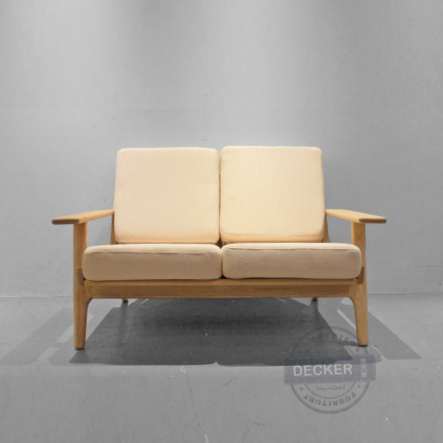 GE290(訂製) 雙人 - 時尚簡約設計 北歐風實木沙發