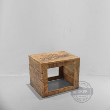 [Last] 馬克邊几- 印度工業風 芒果木家具